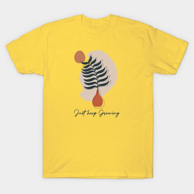 Just keep Growing T-Shirt by O3Wears